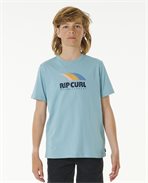 T-shirt manches courtes Ripcurl Surf Revival - Dusty Blue