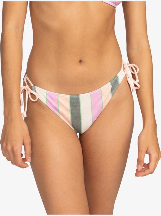 Bas de bikini à nouer sur les côtés ROXY Vista Stripe - Agave Green Very Vista Stripe