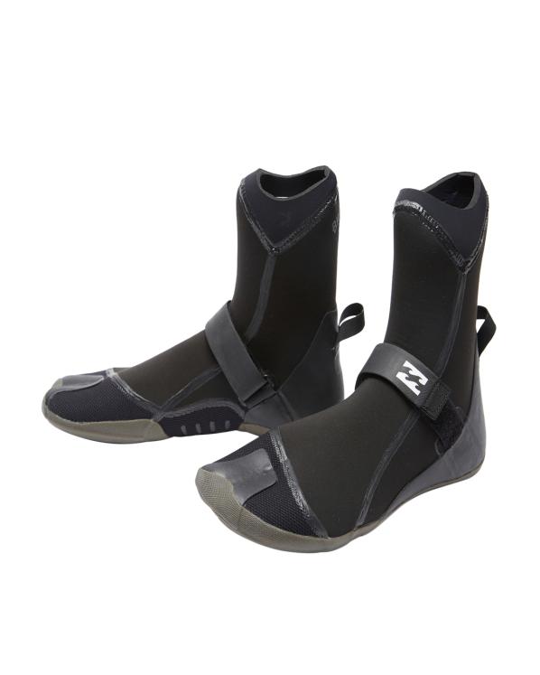Chaussons de surf Billabong 5mm Furnace avec orteil séparé - Black