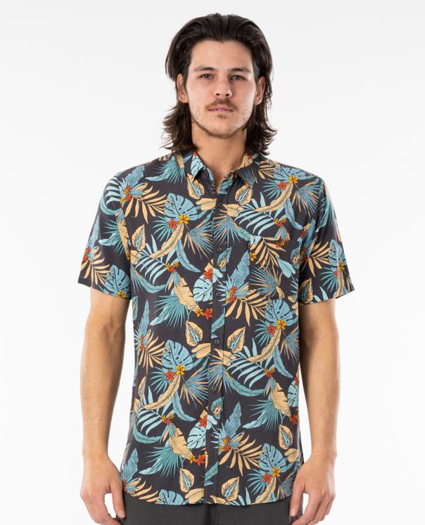 Chemise Ripcurl à manches courtes Hawaiian - Navy