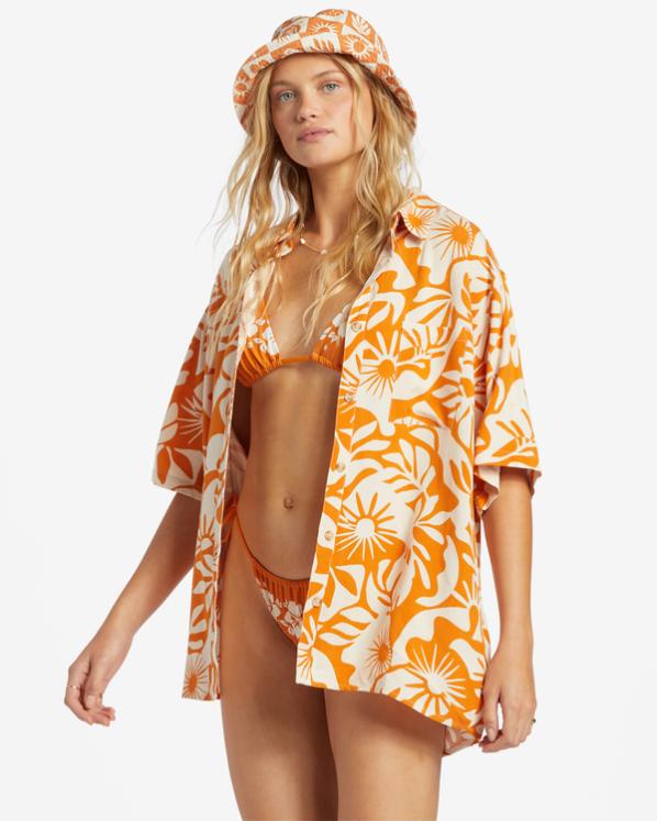 Chemise manches courtes Billabong On Vacation - Multicolor