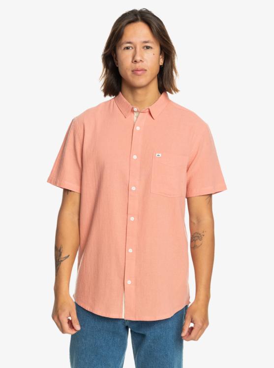 Chemise manches courtes Quiksilver Time Box - Canyon Clay
