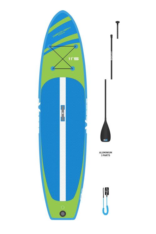 Paddle Exocet Discovery 11'5 Bleu/Vert