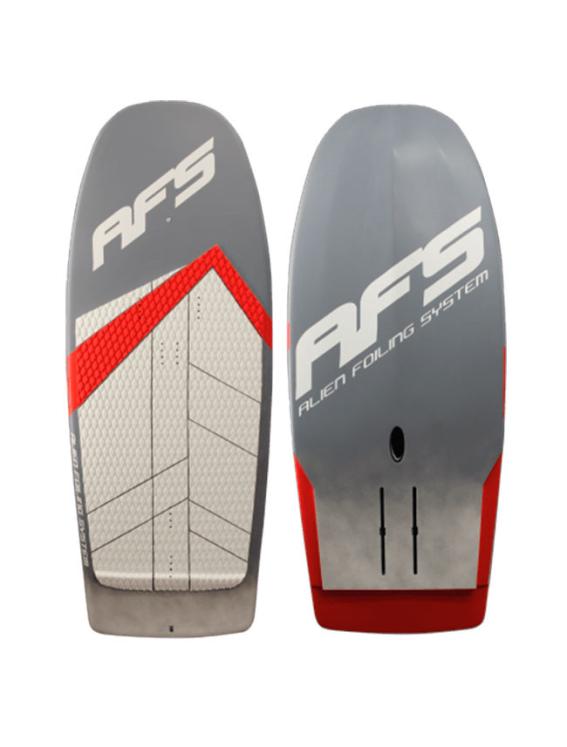 Planche AFS FIRE 5'5 + Stabilisateur AFS CRUISER 245 + Aile avant AFS PERFORMER 1450 + FUSELAGE AFS PERFORMER LONG 70 CM + Mât AFS Performer 85 HM + WING AFS WILF 5m2