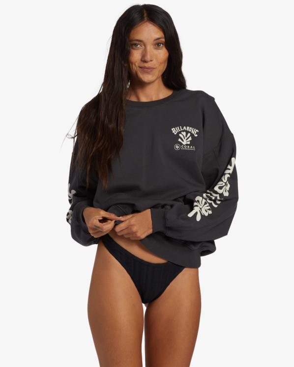 Pull Col Rond Billabong Beyond The Reef - Grey
