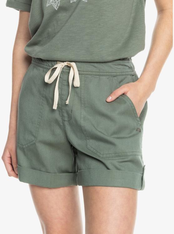 Short taille élastique ROXY SWEETEST LIFE - Agave Green