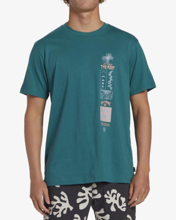T-Shirt Billabong Coral Gardeners Reef Nursery - Pacific