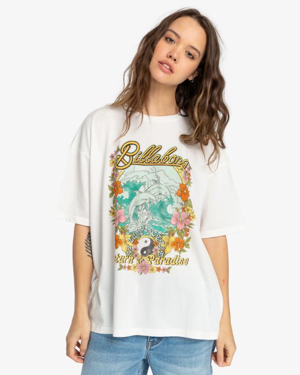 T-Shirt Billabong Return To Paradise - Salt Crystal