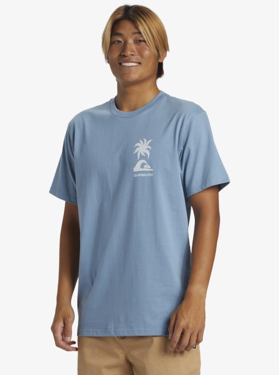 T-Shirt Quiksilver Tropical Breeze - Blue Shadow