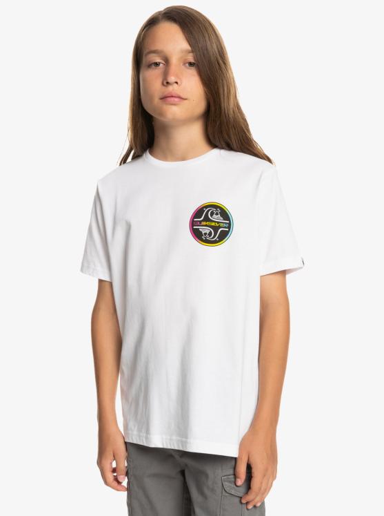 T-shirt Quiksilver Core Bubble - White