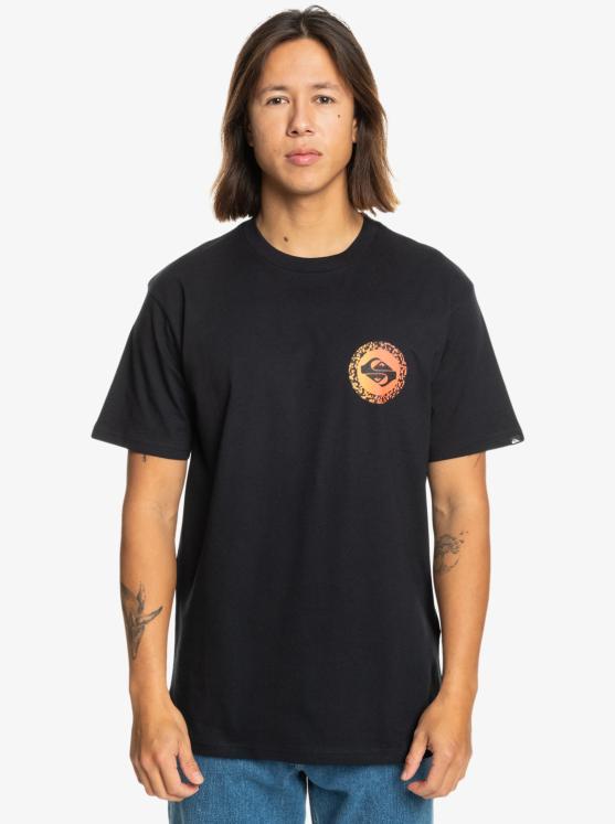 T-shirt Quiksilver Long Fade - Black