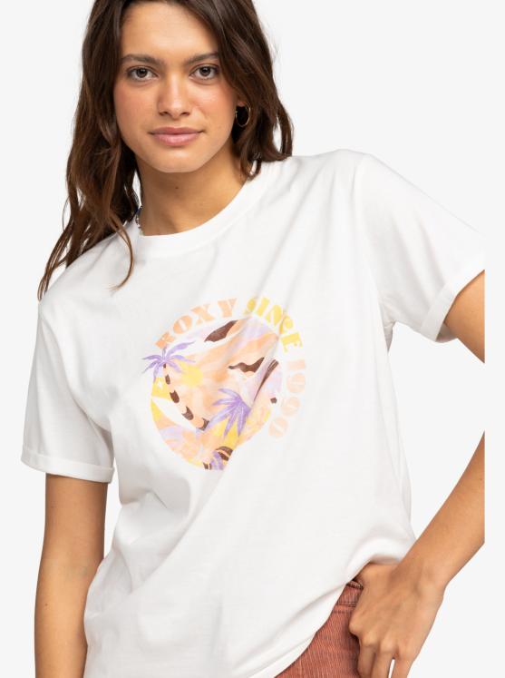 T-shirt ample Roxy SUMMER FUN - Snow White
