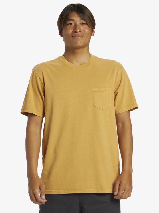 T-shirt avec poche Quiksilver SALTWATER - Mustard