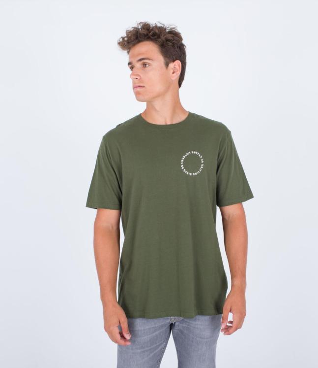 T-shirt manche courte Hurley Everyday Skull Driftin - Charcoal Fern
