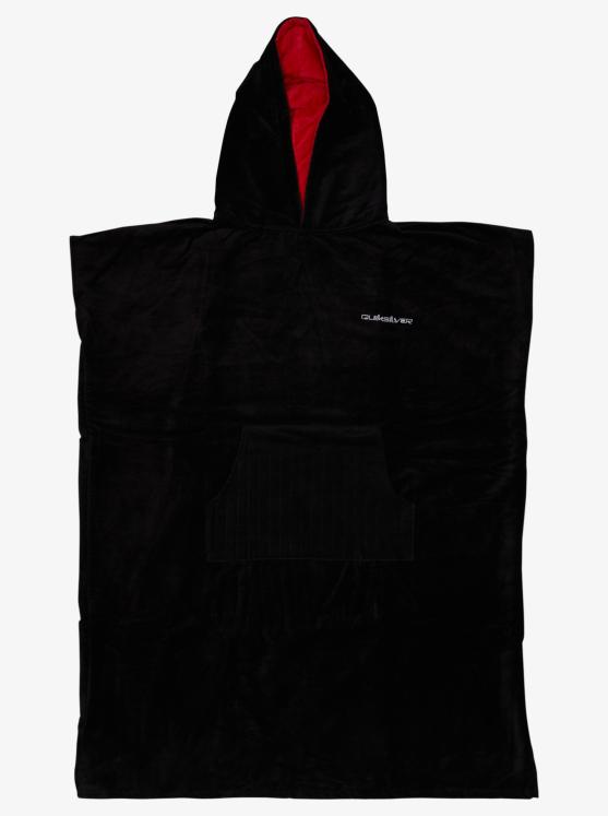 Poncho de surf Quiksilver Hoody Towel  - Black/ Jet Black