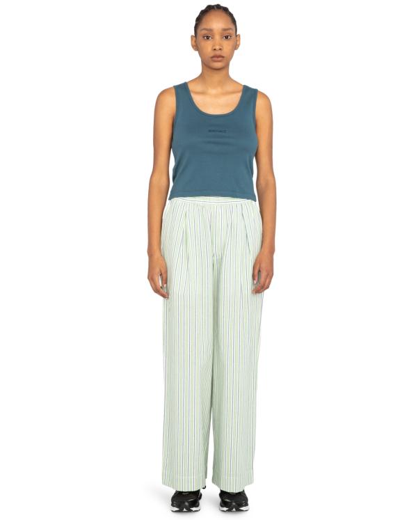 Pantalon de pyjama ELEMENT Chillin - Oxford Egret/Green/Navy