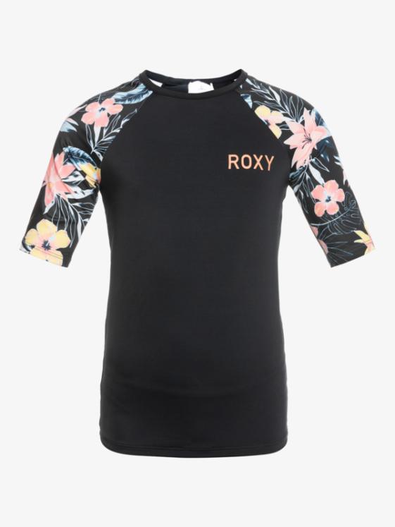 Lycra manches 3/4 Roxy Printed - ANTHRACITE S RG TROPICAL BREEZ