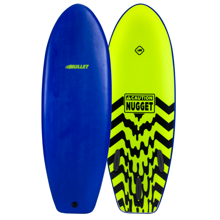 Planche De Surf MULLET NUGGET 4'8 - Royal Blue / Yellow