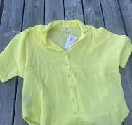 Chemise à manches courtes Ripcurl Premium Surf - Bright Yellow
