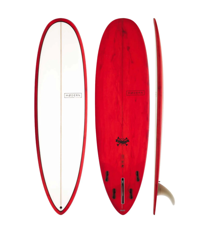 Planche de surf MODERN 6'4 LOVE CHILD - RED TINT