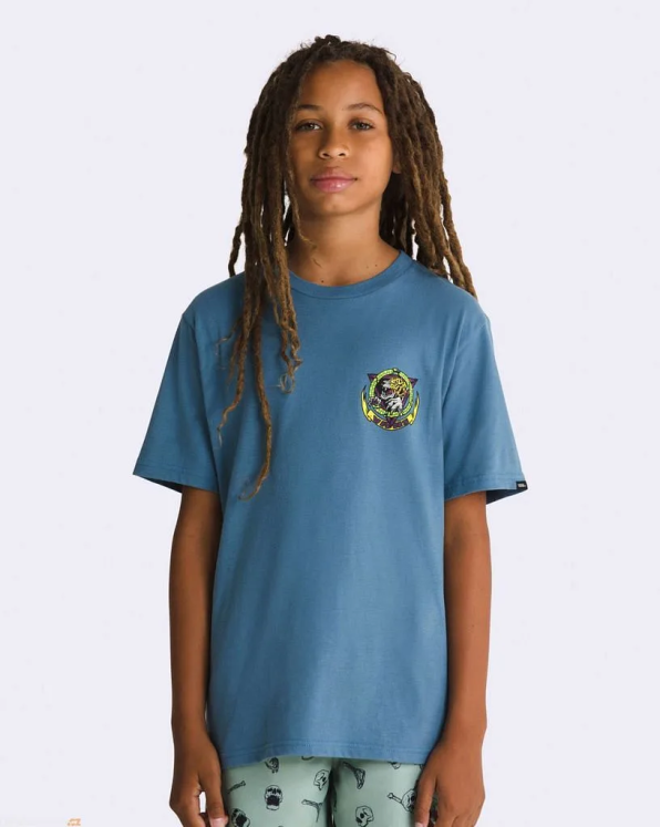 T-Shirt Vans Kids TIGER PAWS - Blue