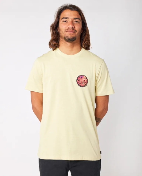 T-Shirt à manches courtes Ripcurl Passage - Vintage Yellow