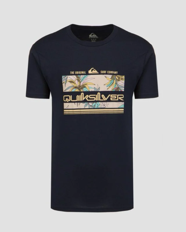 T-shirt Quiksilver TROPICAL RAINBOW SS - Navy