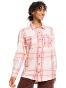 Chemise manches longues ROXY Let It Go Flannel - Dusty Coral Decke Plaid