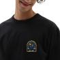 T-SHIRT VANS OFF THE WALL FRONT PATCH - BLACK