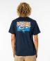 T-shirt Ripcurl manches courtes Salt Water Culture Hazed - Navy