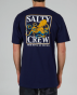 T-SHIRTS MANCHES COURTES Salty Crew INK SLINGER STANDARD S/S TEE - Navy