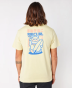 T-Shirt à manches courtes Ripcurl Desti Animals - Vintage Yellow