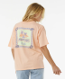 T-Shirt à manches courtes Ripcurl Island Heritage - Bright Peach