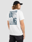 T-SHIRT Vans OFF THE WALL STACKED TYPED - Blanc