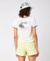 T-Shirt à manches courtes Ripcurl Ringer Neon - Off White