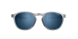 Lunettes de soleil JULBO SHINE - Gris Translucide Brillant / Bleu Foncé