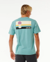 T-Shirt à manches courtes Ripcurl Surf Revivial Peaking - Dusty Blue