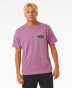 T-Shirt à manches courtes Ripcurl Mason Pipeliner - Dusty Purple