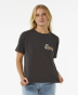 T-shirt à manches courtes Ripcurl Tiki Tropics - Washed Black